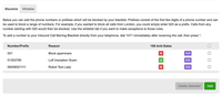 Call Blocking Inbound Lists