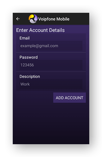 Add Account Add Account
