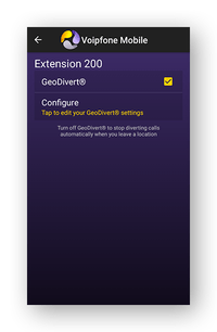 Configure GeoDivert Configure GeoDivert