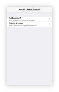 Add/Create Account Add/Create Account