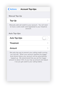 Top Ups Top Ups