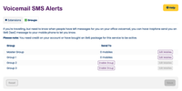Voicemail SMS Alerts