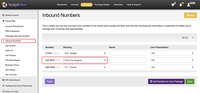 Hunt Group Inbound Number Setup