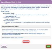Uploading your audio file Uploading your audio file