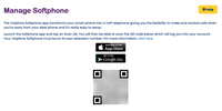Manage Softphone QR Code Manage Softphone QR Code