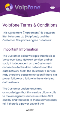 Voipfone Terms & Conditions Voipfone Terms & Conditions