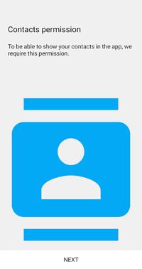 Softphone app contacts permission request Softphone app contacts permission request