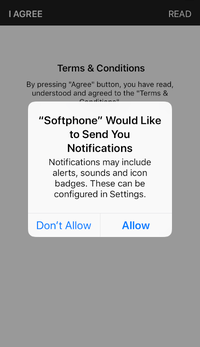 Softphone app microphone permission request Softphone app microphone permission request