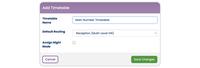 Create Timetable Create Timetable