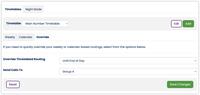 Select override type Select override type