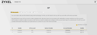 Modify SIP account
