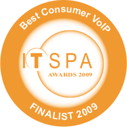 ITSPA Best Consumer VoIP Award Finalist 2009