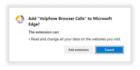 Voipfone Browser Calls Install
