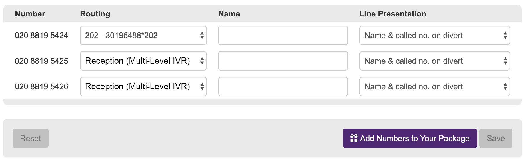 Inbound Phone Number