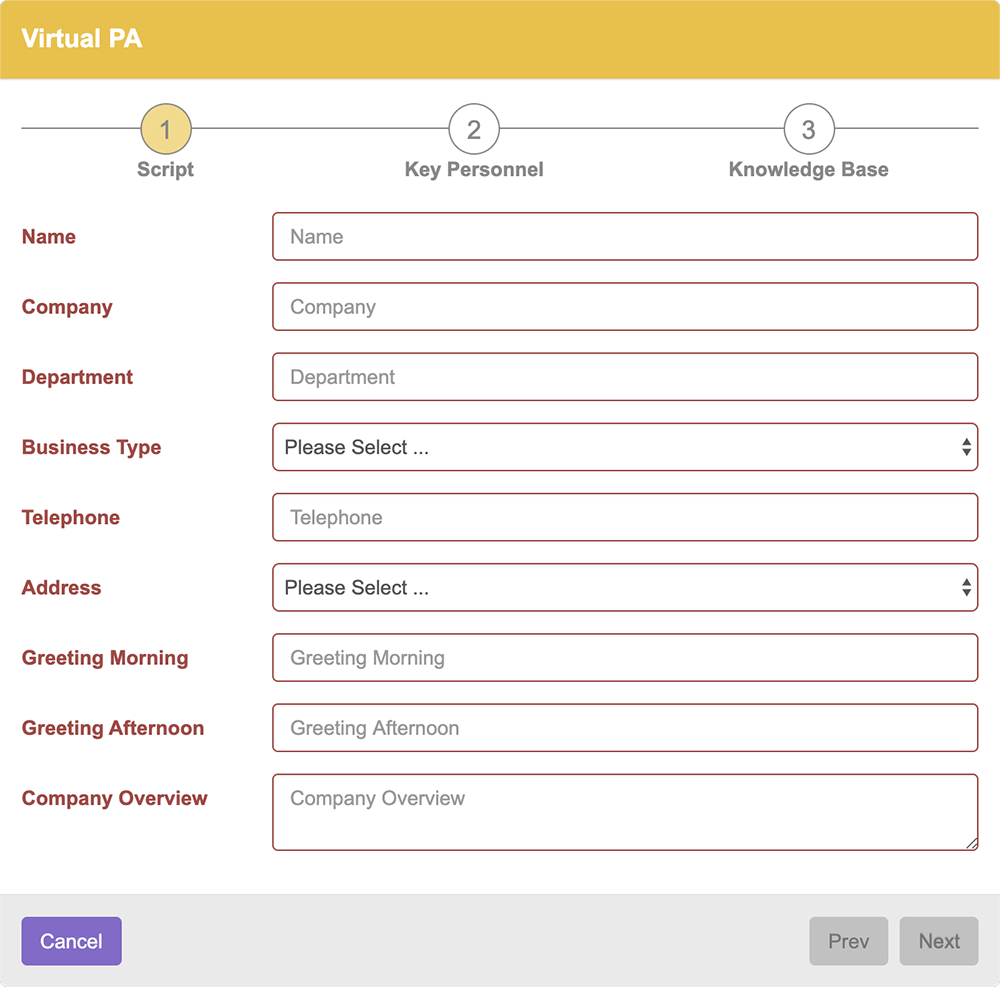 Voipfone PA Script